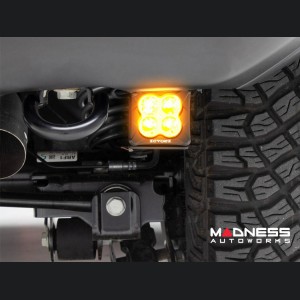 Ford Bronco Lighting Upgrade - ZROADZ - Rear Bumper Pod Light Kit - 3in Amber LED Pods